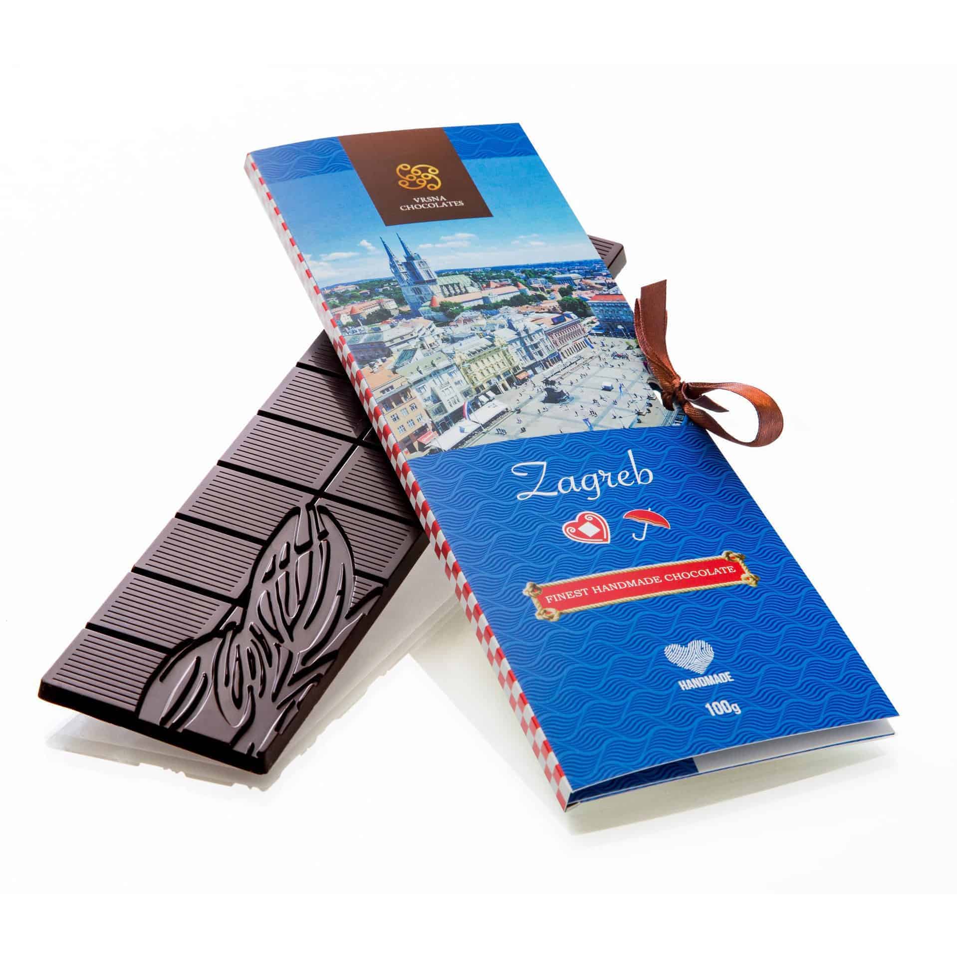 Zagreb Dark 54% Bar 100g