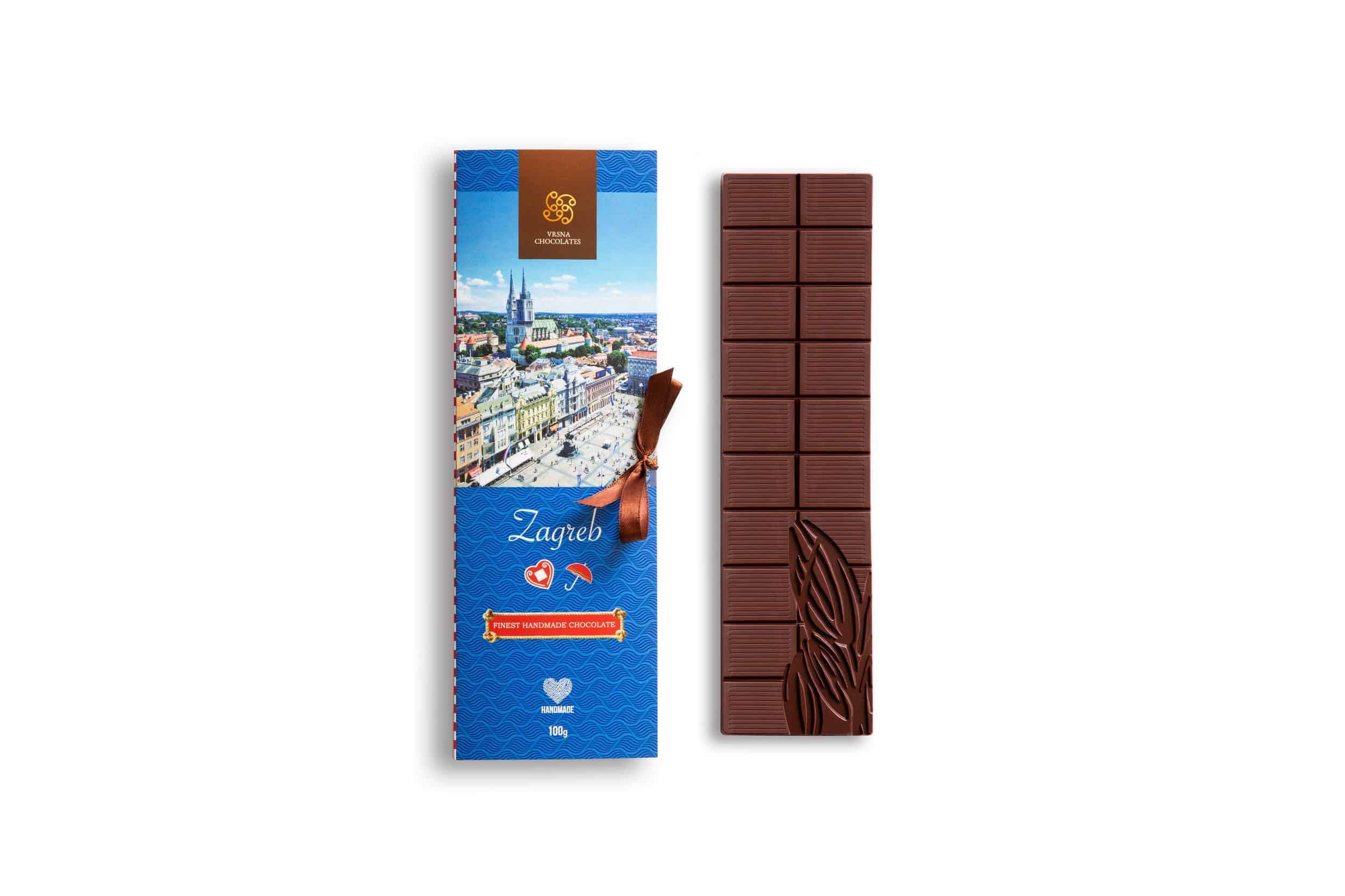 Zagreb Dark 54% Bar 100g - Image 2