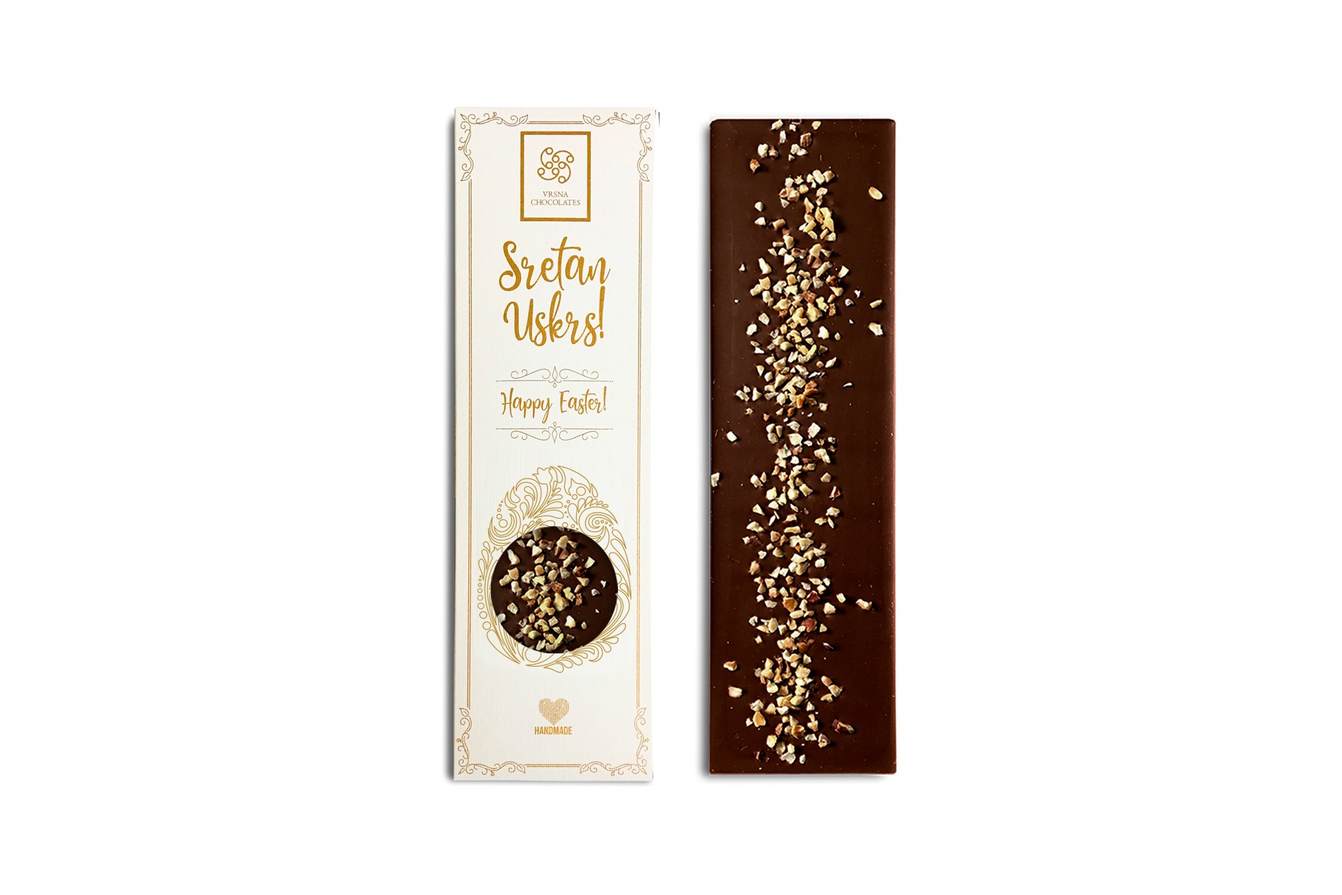 Happy Easter Dark Hazelnut Bar 100g