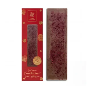 Seal of Love Chocolate with milk honey and cherry,100g
